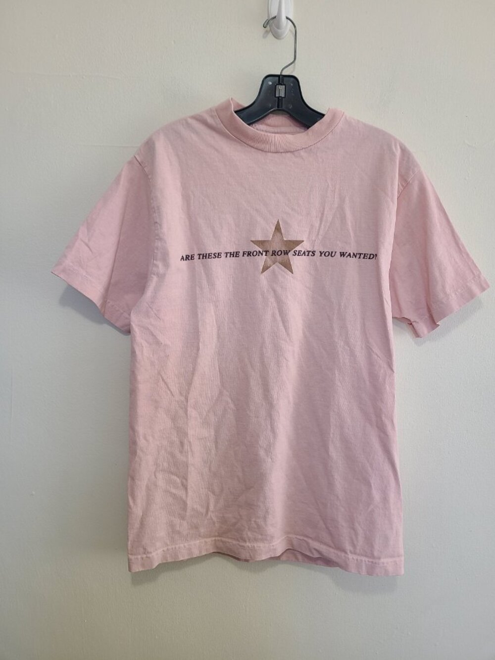 Travis Scott Utopia Circus Maximus Tour 2023 Pink Star Tee Shirt size M